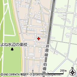 岡山県総社市清音上中島1801-6周辺の地図