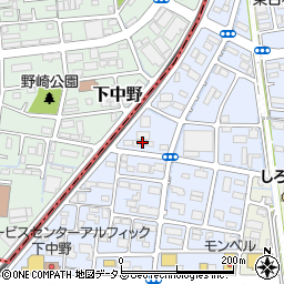 岡山県岡山市南区下中野1423周辺の地図