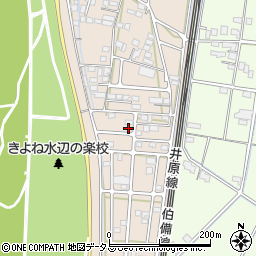 岡山県総社市清音上中島1800-10周辺の地図