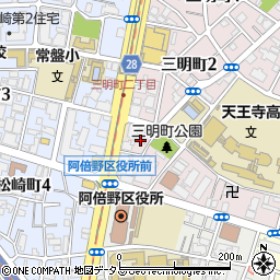 霊友会第十四支部大阪講堂周辺の地図