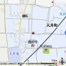 奈良県大和郡山市天井町108周辺の地図