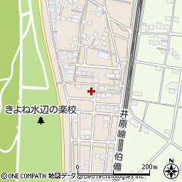 岡山県総社市清音上中島1800-3周辺の地図