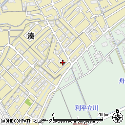 岡山県岡山市中区湊141-14周辺の地図