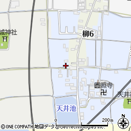 奈良県大和郡山市天井町9周辺の地図