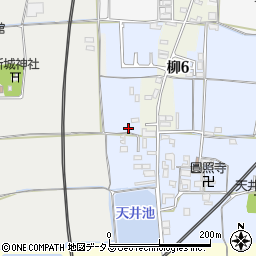 奈良県大和郡山市天井町9-2周辺の地図