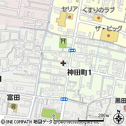 水内獣医科病院周辺の地図