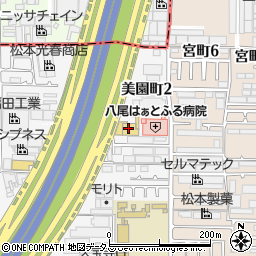 日産大阪中環八尾店周辺の地図