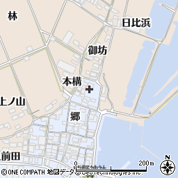 愛知県田原市向山町郷39周辺の地図