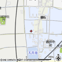 奈良県大和郡山市天井町9-3周辺の地図