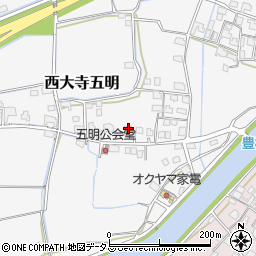 岡山県岡山市東区西大寺五明166-1周辺の地図