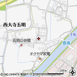 岡山県岡山市東区西大寺五明117周辺の地図
