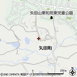 奈良県大和郡山市矢田町5889-1周辺の地図