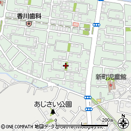矢田山第6号緑地周辺の地図