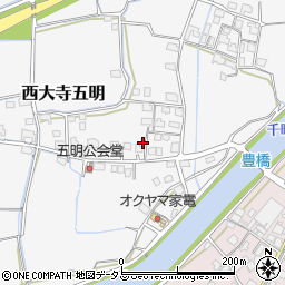 岡山県岡山市東区西大寺五明周辺の地図