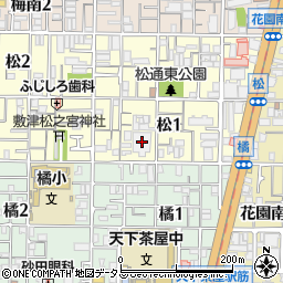 創価学会西成文化会館周辺の地図