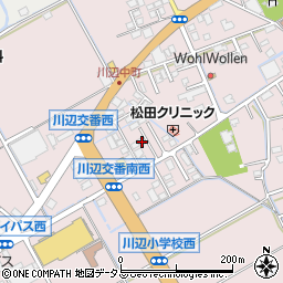 岡山県倉敷市真備町川辺105周辺の地図
