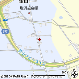 岡山県岡山市東区金田573周辺の地図