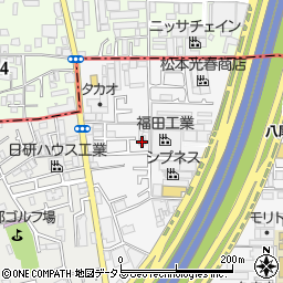 有限会社ダイトク化研周辺の地図