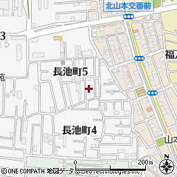 大阪府八尾市長池町5丁目11周辺の地図