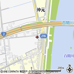 岡山県岡山市中区倉益516-5周辺の地図