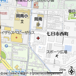 岡山市旭西浄化センター周辺の地図