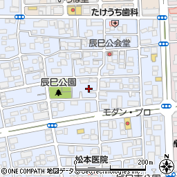 岡山県岡山市北区辰巳10周辺の地図