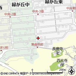 三重県名張市緑が丘東305周辺の地図