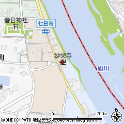 妙栄寺周辺の地図