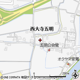 岡山県岡山市東区西大寺五明156周辺の地図