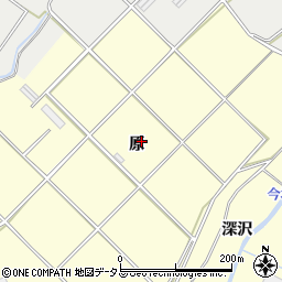 愛知県田原市八王子町原周辺の地図