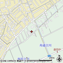 岡山県岡山市中区倉田7-5周辺の地図