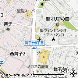 ＮＳＩ舞子スイミングスクール周辺の地図