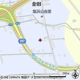 岡山県岡山市東区金田548周辺の地図