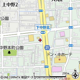 フォセット岡山店周辺の地図