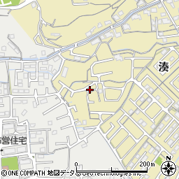 岡山県岡山市中区湊71周辺の地図