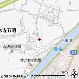 岡山県岡山市東区西大寺五明112周辺の地図