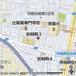 株式会社ケア２１メディカル　ぴーす阿倍野周辺の地図