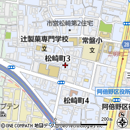 株式会社ケア２１メディカル　ぴーす阿倍野周辺の地図