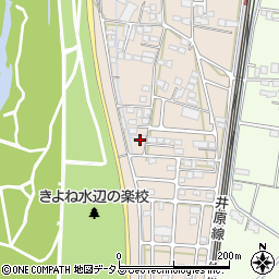 岡山県総社市清音上中島352周辺の地図