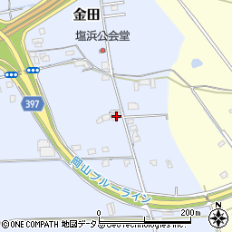 岡山県岡山市東区金田551周辺の地図
