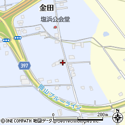 岡山県岡山市東区金田551周辺の地図