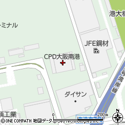 ＣＰＤ大阪南港周辺の地図