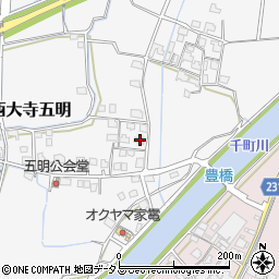 岡山県岡山市東区西大寺五明121周辺の地図