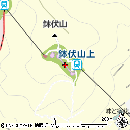 須磨浦遊園東部展望台周辺の地図