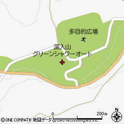 深入山グリーンシャワーオートキャンプ場周辺の地図