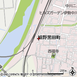 黒田西1号公園周辺の地図