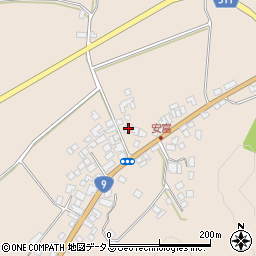 島根県益田市安富町1041周辺の地図