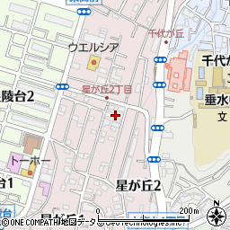 兵庫県神戸市垂水区星が丘周辺の地図