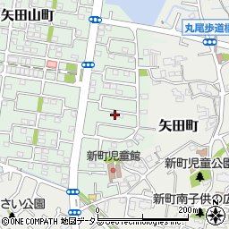 奈良県大和郡山市矢田山町44-6周辺の地図