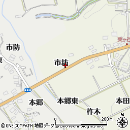 愛知県田原市東神戸町市坊周辺の地図